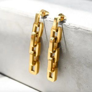 NWT EDDIE BORGO Supra Link Earrings Retails at $195.00
